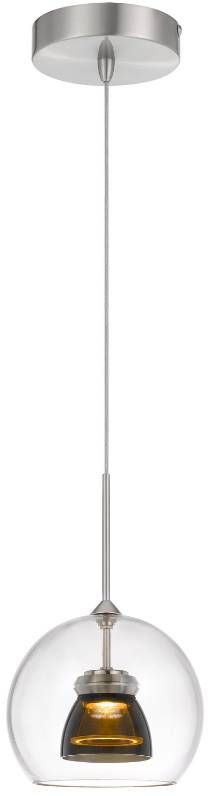 Cal® Lighting & Accessories Smoked Mini Pendant-0