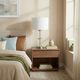 Northfield Living Echo Brushed Nickel/Clear Table Lamp-1