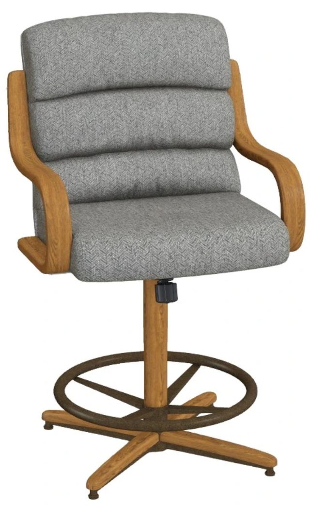 Chromcraft™ Customizable Nova Counter Chair with Metal Footrest-0