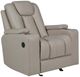 Signature Design by Ashley® Elevate Edges Coin Manual Glider Recliner -0