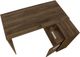 Monarch Specialties Inc. Walnut L-Shaped Desk-3
