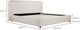 Moe's Home Collection Samara Cottage Linen King Bed-2