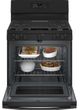 GE® 30" Black Free Standing Natural Gas Range-2