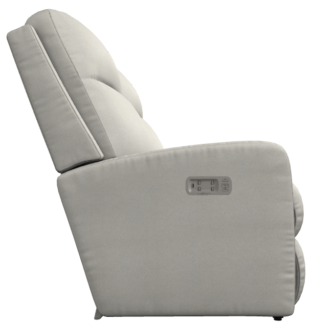 La-Z-Boy® Finley Parchment Power Wall Reclining Loveseat with