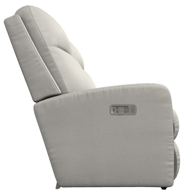 La-Z-Boy® Finley Parchment Power Wall Reclining Loveseat with Headrest and Lumbar-3