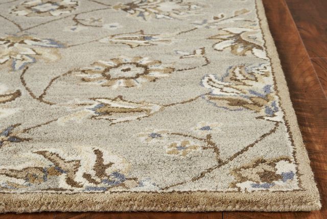 KAS Rugs Syriana Grey Allover Kashia 5'x8' Rug-1