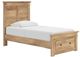 Signature Design by Ashley® Makidern Tan Twin Panel Storage Bed-0