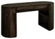 International Furniture Direct Black Balam Oil Black Desk-0