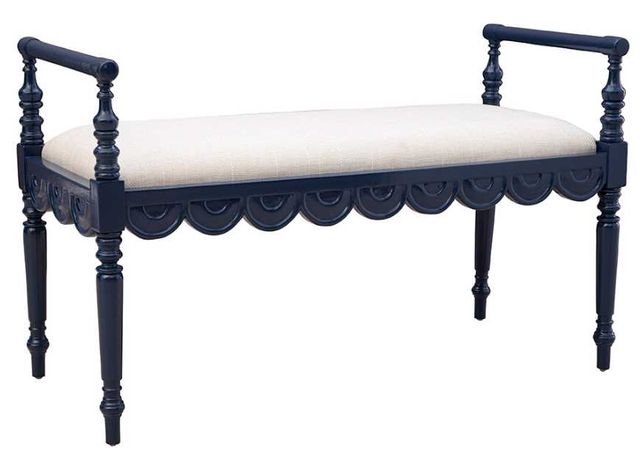 Furniture Classics Juliet Blue/White Bench-0