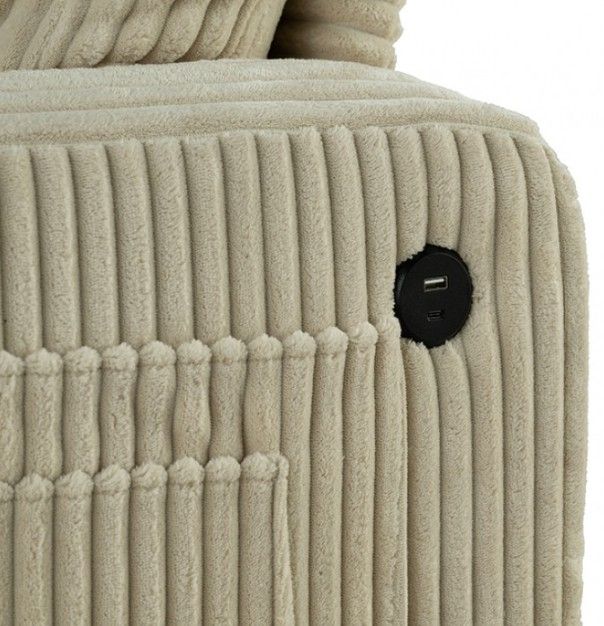 Furniture of America® Moretaine Beige Sofa-3