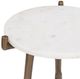 Classic Home Halley Brown/White Accent Table-5