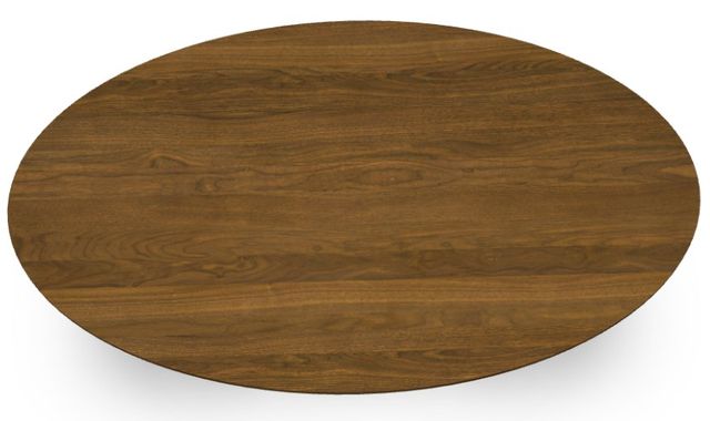 Amisco Customizable Gemma Walnut Veneer 84'' Bar Height Oval Table-2