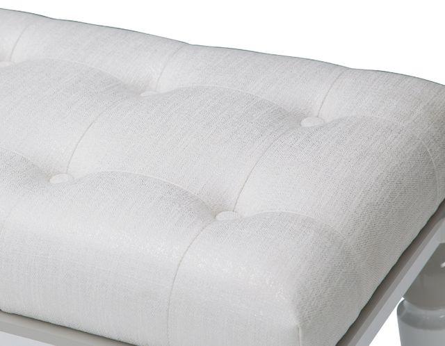 Michael Amini® Sky Tower Cloud White Bench-3