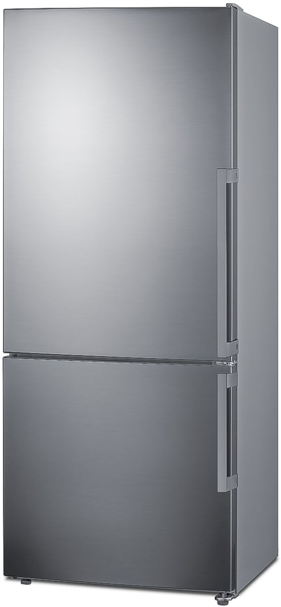 Summit® 28 in. 14.0 Cu. Ft. Stainless Steel Counter Depth Bottom Freezer Refrigerator-3