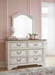 Signature Design by Ashley® Realyn Chipped White Dresser and Mirror-1