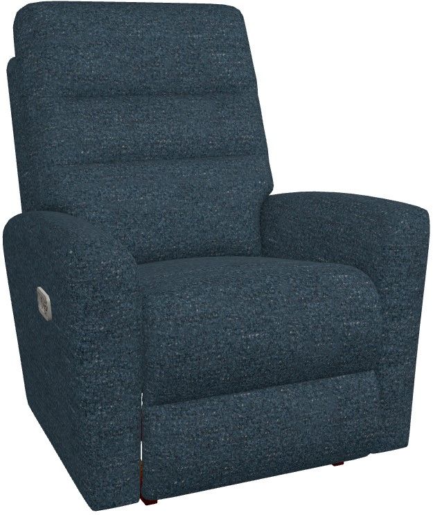 La-Z-Boy® Liam Navy Power Rocking Recliner with Headrest-0
