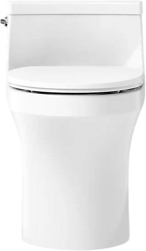 KOHLER® San Souci® White 1-Piece Compact Elongated Toilet with Concealed Trapway, 1.28 Gpf-1