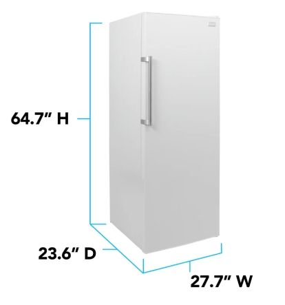 Avanti® 28" 11 Cu. Ft. White Upright Freezer-1