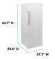 Avanti® 11 Cu. Ft. White Upright Freezer-1