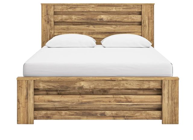 Signature Design by Ashley® Maystonna Brown King Panel Bed-2