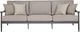 Signature Design by Ashley® North Island Gray/White Aluminum Outdoor Sofa-2