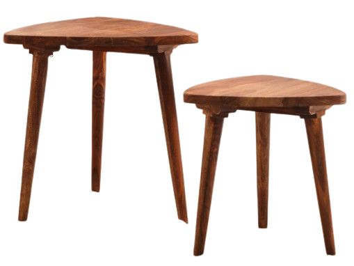 Jaipur Furniture Harstad Brown Nesting Table-0