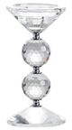 A & B Home Clear 8" Candle Holder-0
