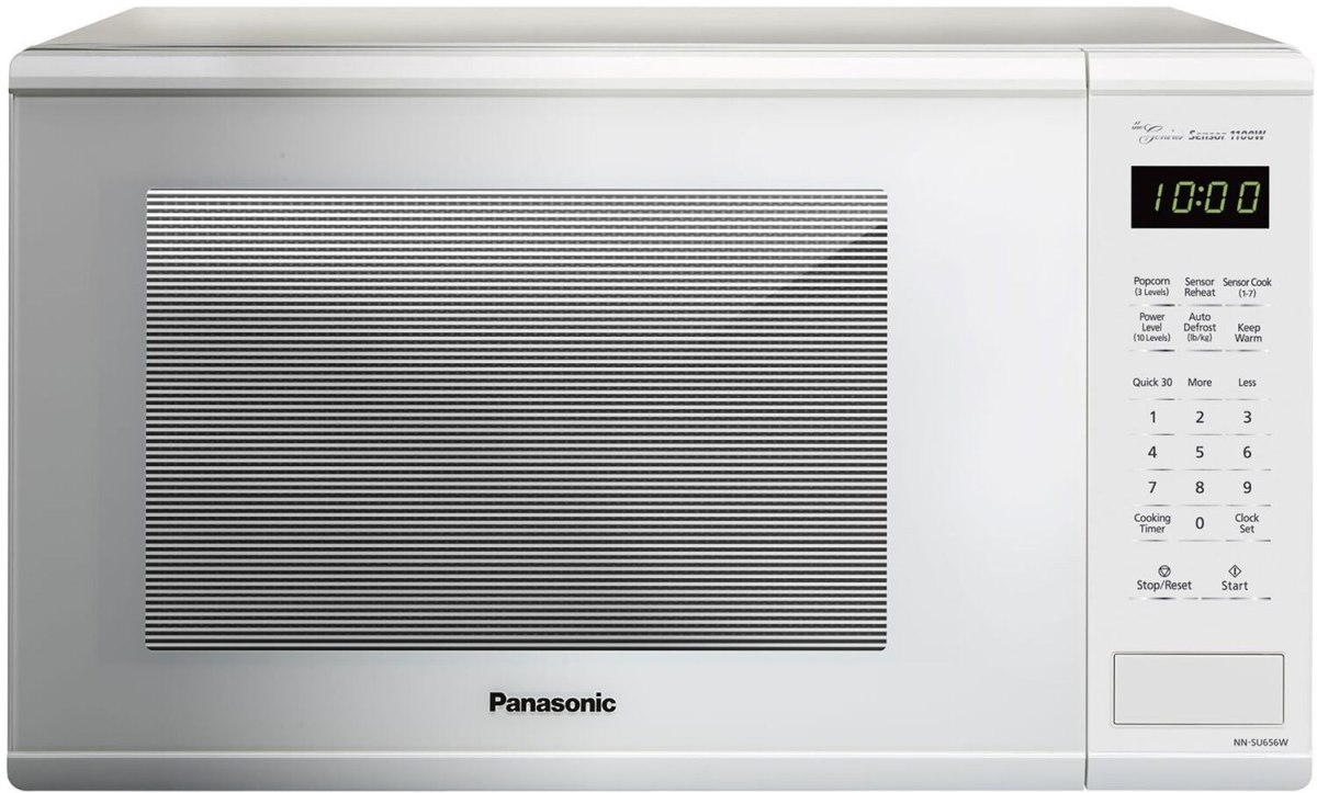 Panasonic® 1.3 Cu. Ft. White Countertop Microwave | Pioneer TV & Appliance