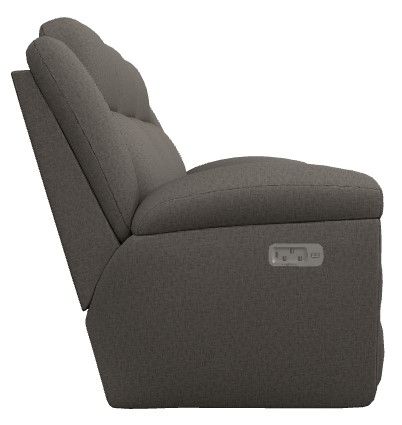 La-Z-Boy® Joel Pewter Power Reclining Sofa with Headrest and Lumbar-2