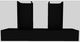 Vent-A-Hood® 66" Black Contemporary Wall Mounted Range Hood-3