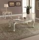 ACME Furniture Chantelle Beige Coffee Table with Pearl White Base-1