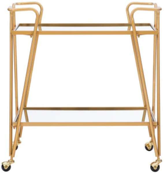 Linon Ellie Gold Bar Cart-3