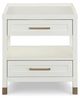 Bassett® Furniture Tidewater Hampton White Bedside Table-1
