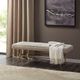 Olliix by Martha Stewart Tinsley Light Tan Accent Bench-3