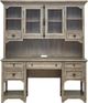Magnussen Home® Tinley Park Dovetail Gray Desk with Hutch-3