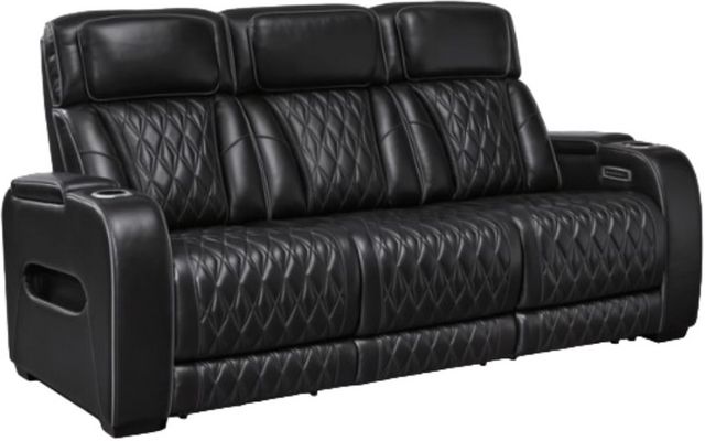 Signature Design by Ashley® Boyington Black Power Reclining Sofa