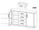 International Furniture Direct Balam Stained Brown Buffet-2