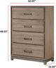 Crown Mark River Gray Oak Chest-2