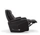 Man Wah Bentley Black Performance Fabric Swivel Glider Recliner-1