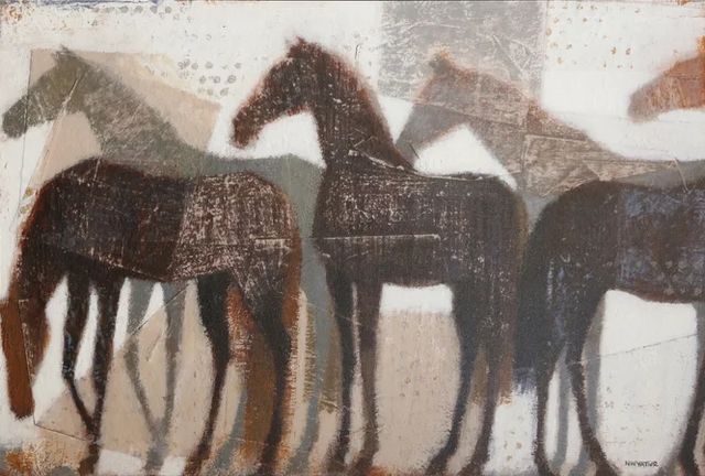 Stylecraft Norman Wyatt Home Shadow Steeds Wall Art-1