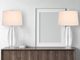Cal® Lighting & Accessories Bullet Shaped 2-Piece Chrome/Clear Table Lamp Set-3