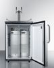 Summit® 5.6 Cu. Ft. Stainless Steel Beer Cooler/Kegerator-3