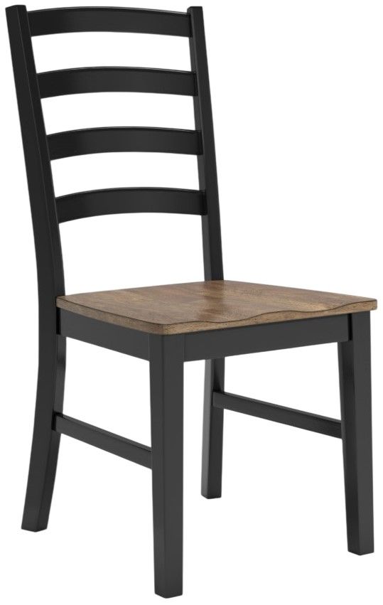 Signature Design by Ashley® Wildenauer Black/Brown Dining Side Chair-0