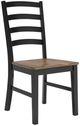 Signature Design by Ashley® Wildenauer Black/Brown Dining Side Chair-0