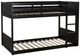 Powell® Dalton Black Low Profile Twin Bunk Bed-0