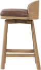 Four Hands Cloris Palermo Cigar Swivel Bar and Counter Stool-3
