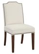 Fairfield® Customizable Entree Dining Empire Short Back Dining Chair with Tobacco Legs-0