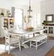 Liberty Furniture Whitney 6-Piece Antique Linen/Weathered Gray Trestle Dining Set-1