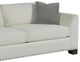 Fairfield® Customizable Urban Living Clipped Arm Sofa with Border Back-2