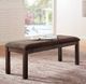 Furniture of America® Brinley Ash Brown/Walnut Bench-0